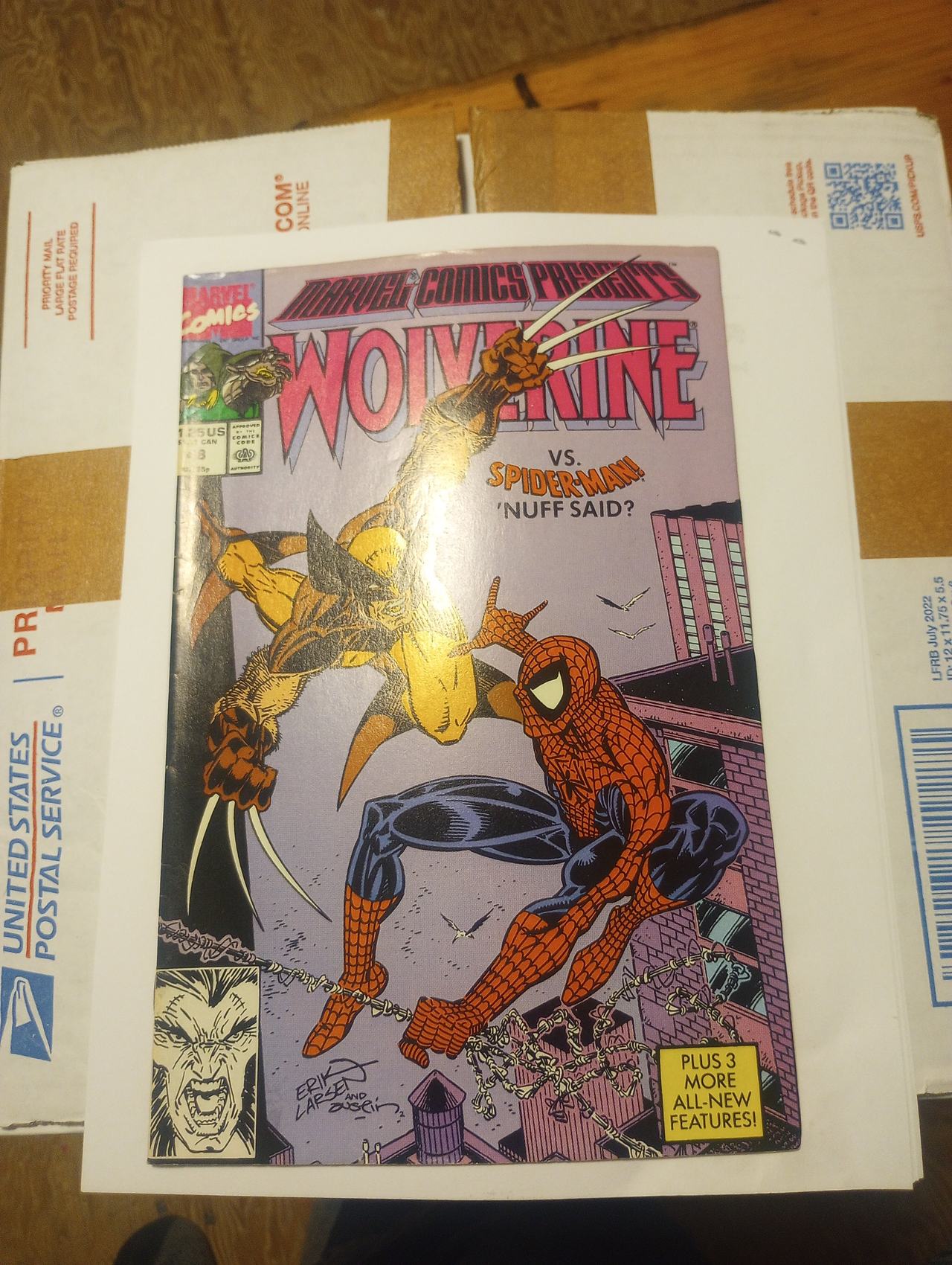 Marvel Comics Presents #48 (1990) Wolverine vs Spider-Man