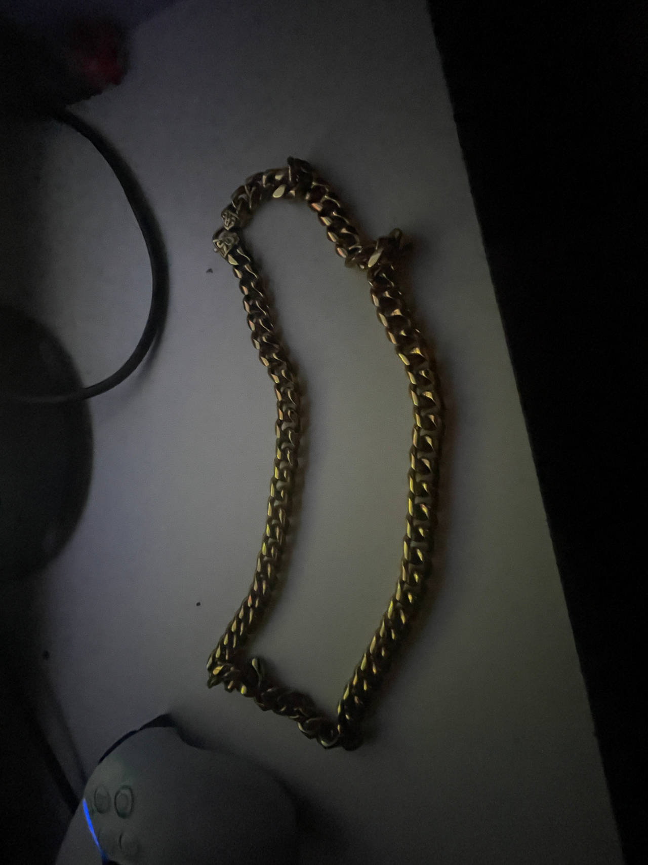 Gold Cuban Link Chain Necklace
