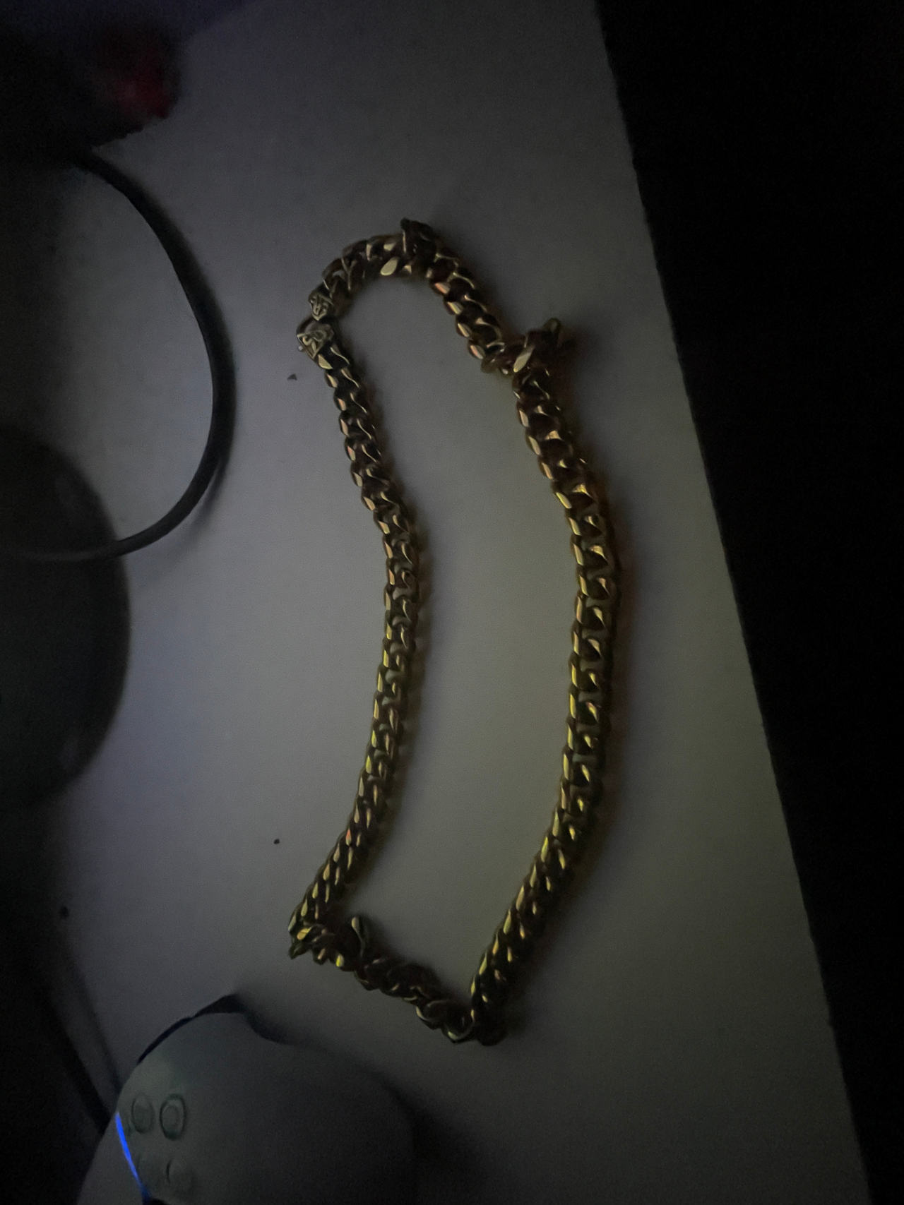 Gold Cuban Link Chain Necklace