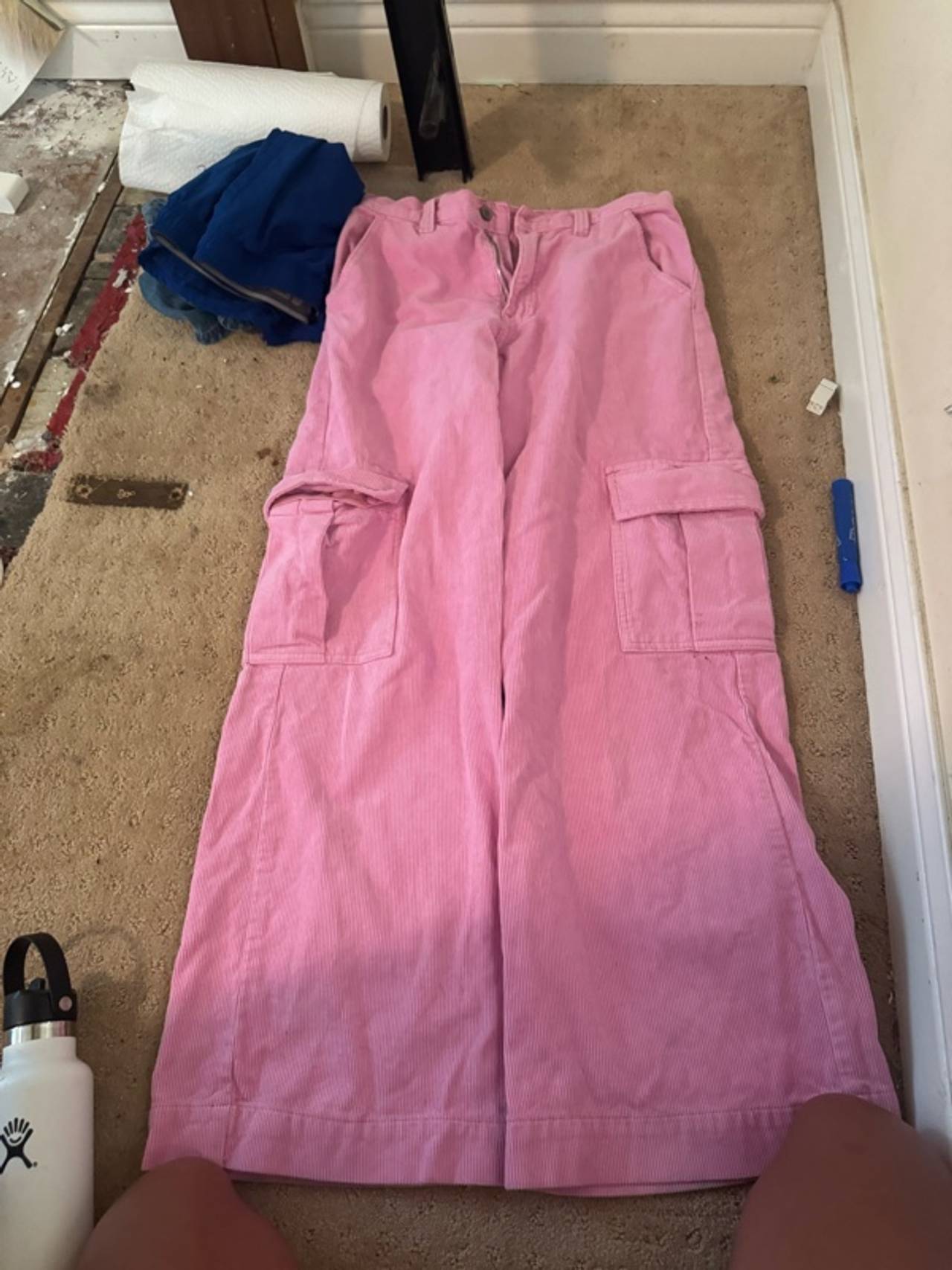 John Galt Wide-Leg Cargo Pants