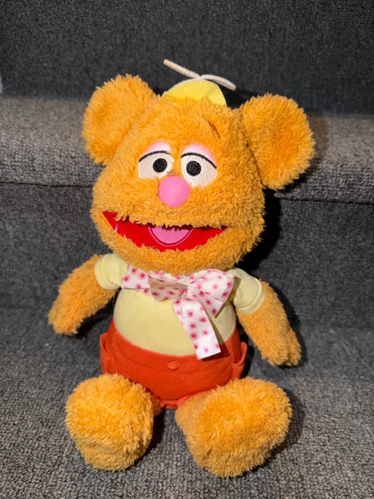 Disney Fozzie Bear Muppet Babies 14" Plush talking