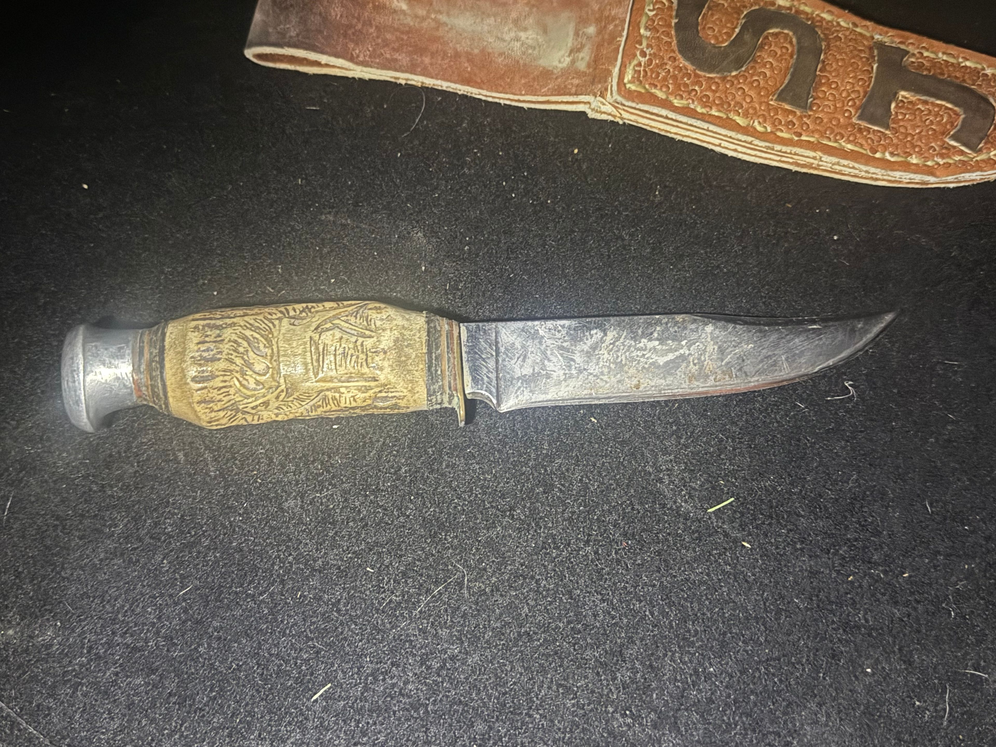 Vintage US Military Fixed Blade Knife