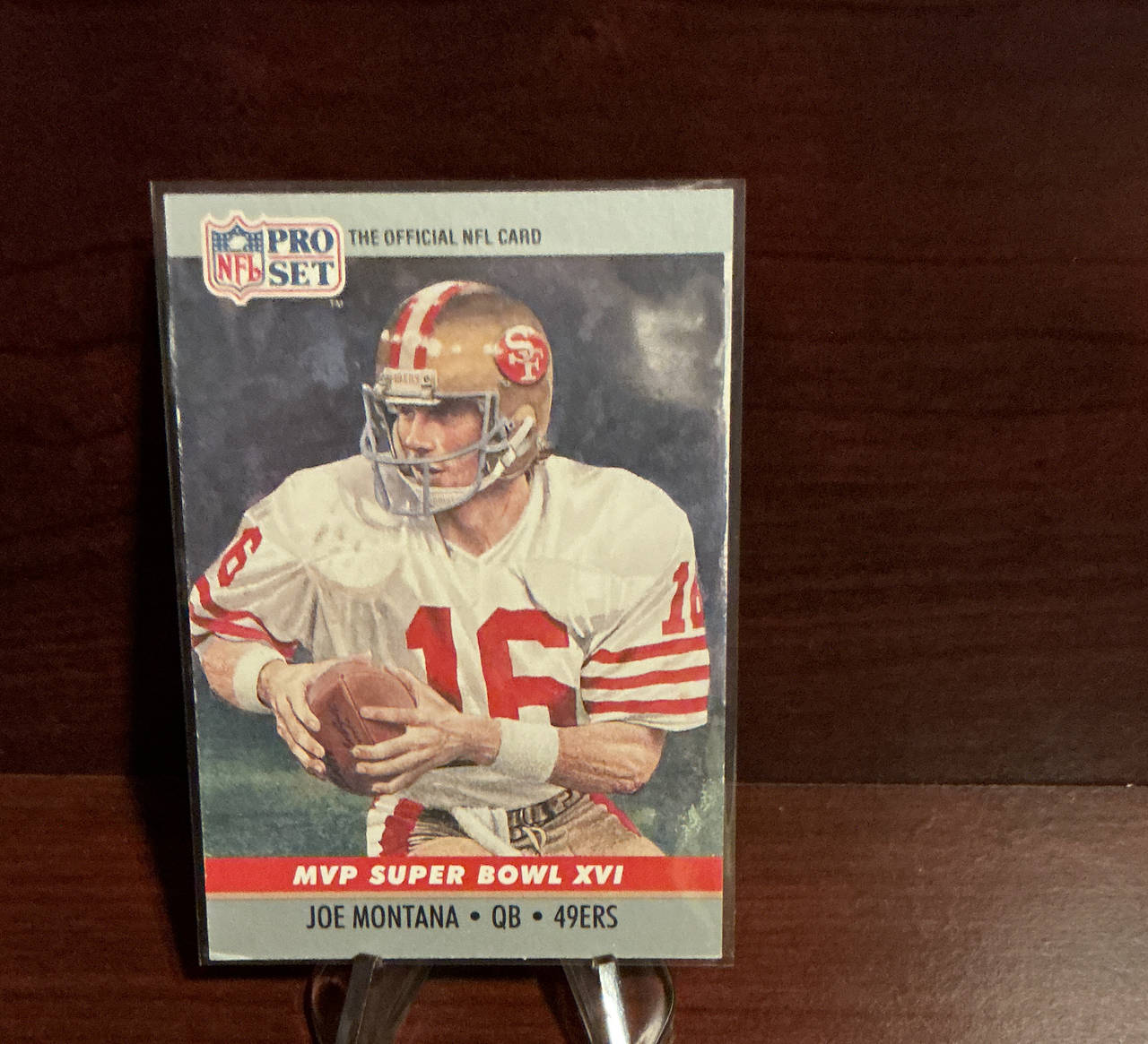 1990 Pro Set Joe Montana #2 Super Bowl XVI MVP Trading Card