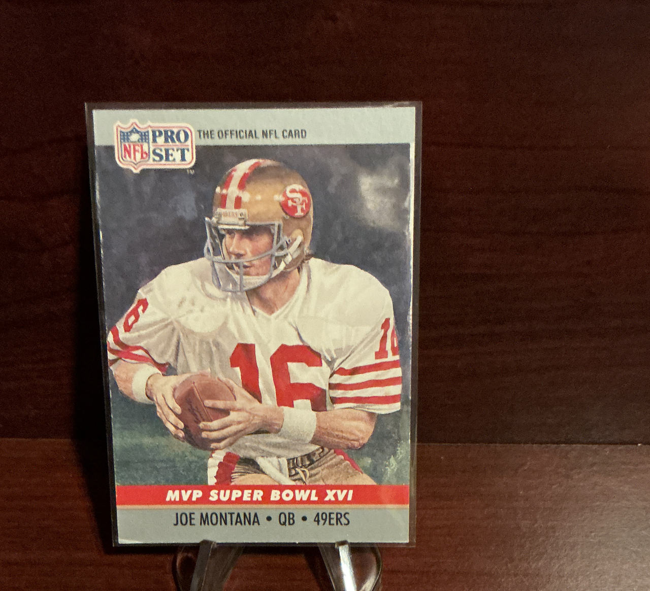 1990 Pro Set Joe Montana #2 Super Bowl XVI MVP Trading Card