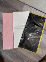HOMOYOYO 60 Sheets Bouquet Wrapping Paper: Matte Waterproof Pink Black White - Image 7