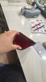 Louis Vuitton Inspired Zip Pouch Red Interior (Replica) - Image 4