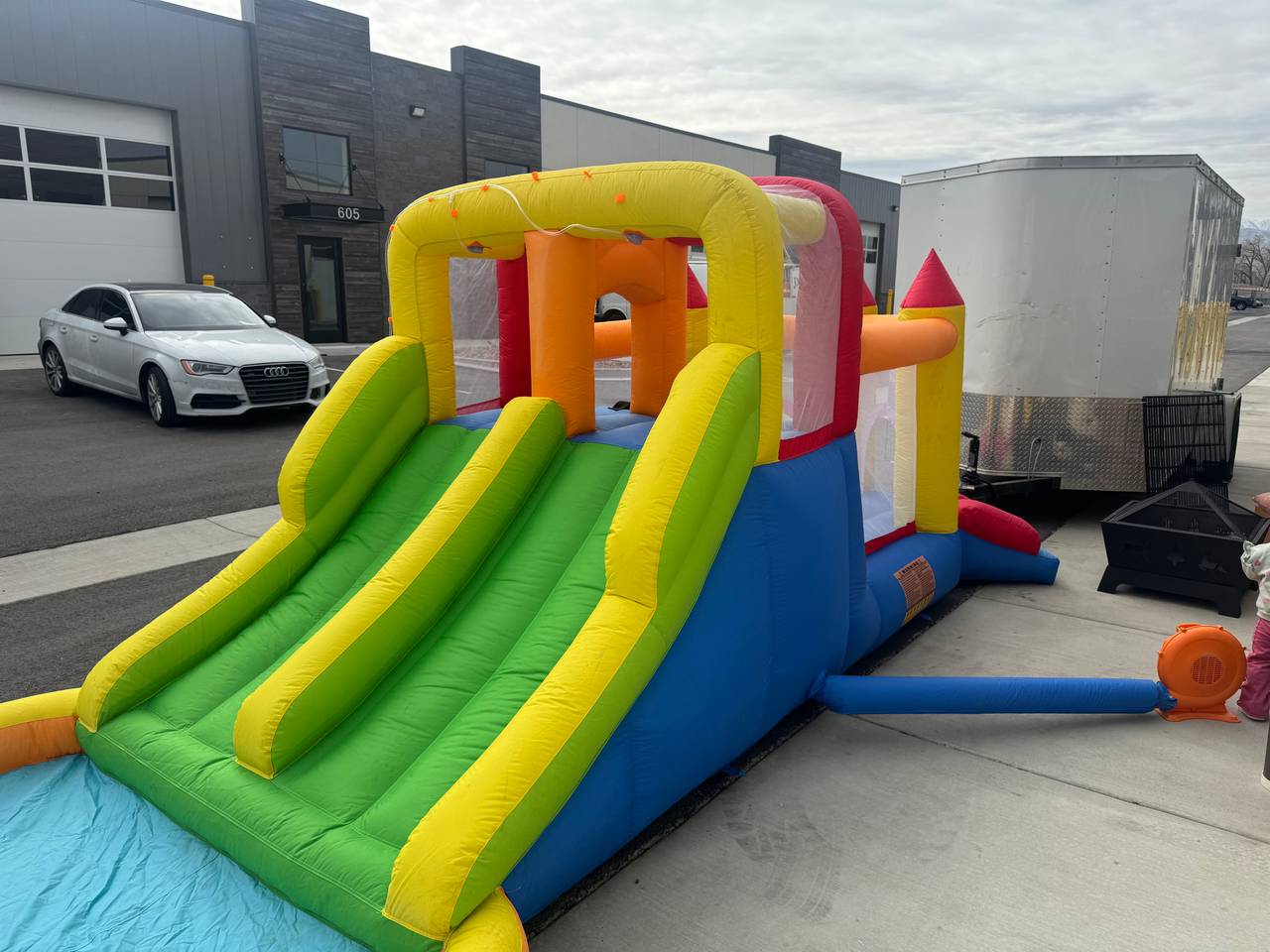 Action Air Inflatable Water Slide Bounce House