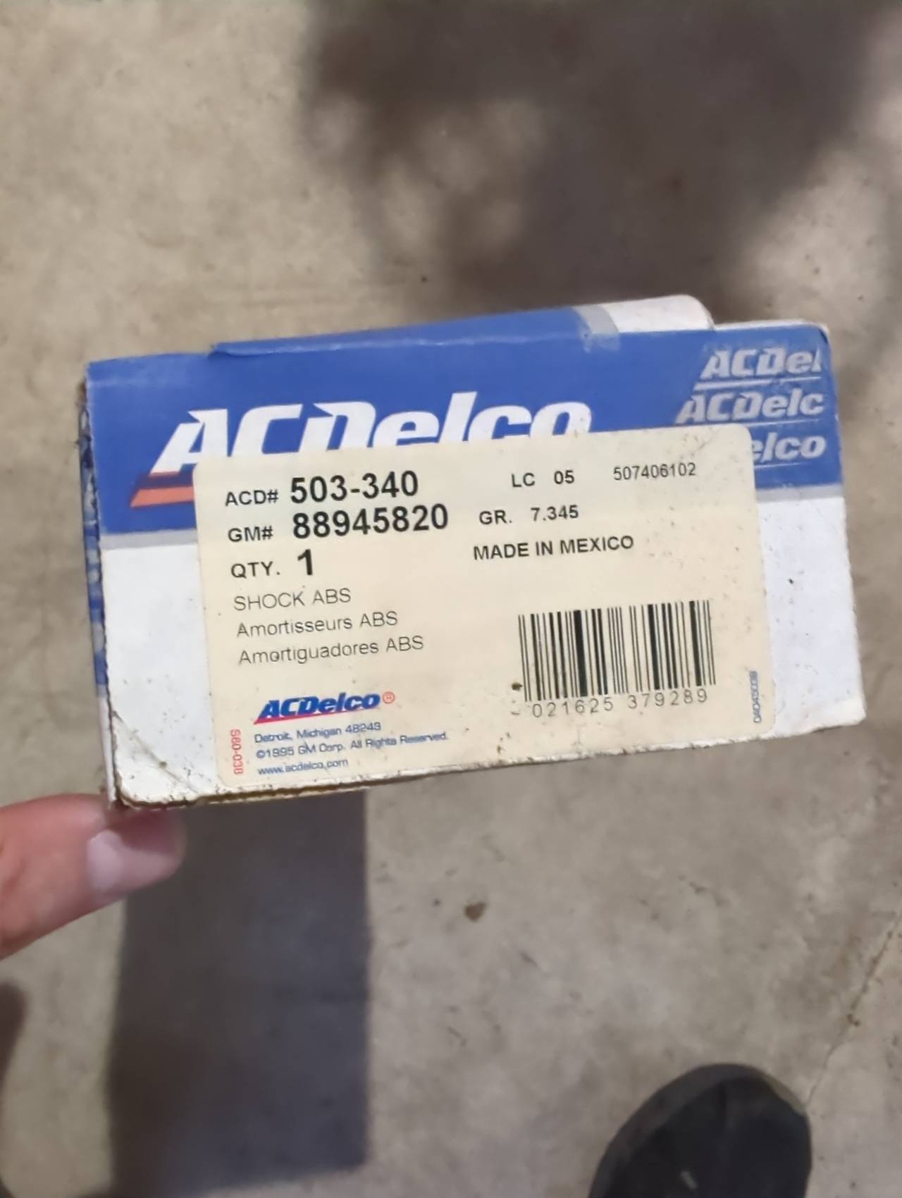 ACDelco 503-340 Shock Absorber