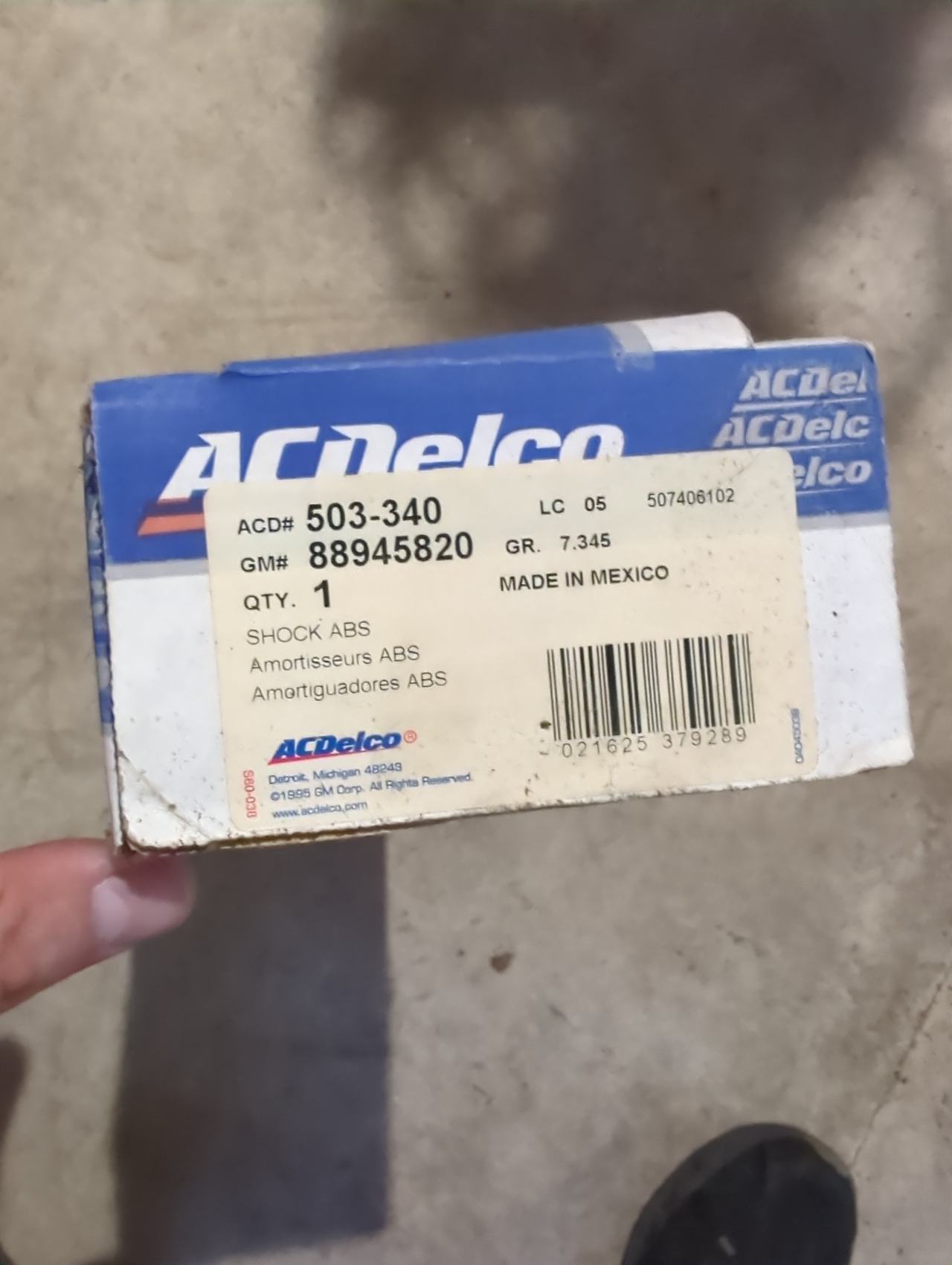 ACDelco 503-340 Shock Absorber