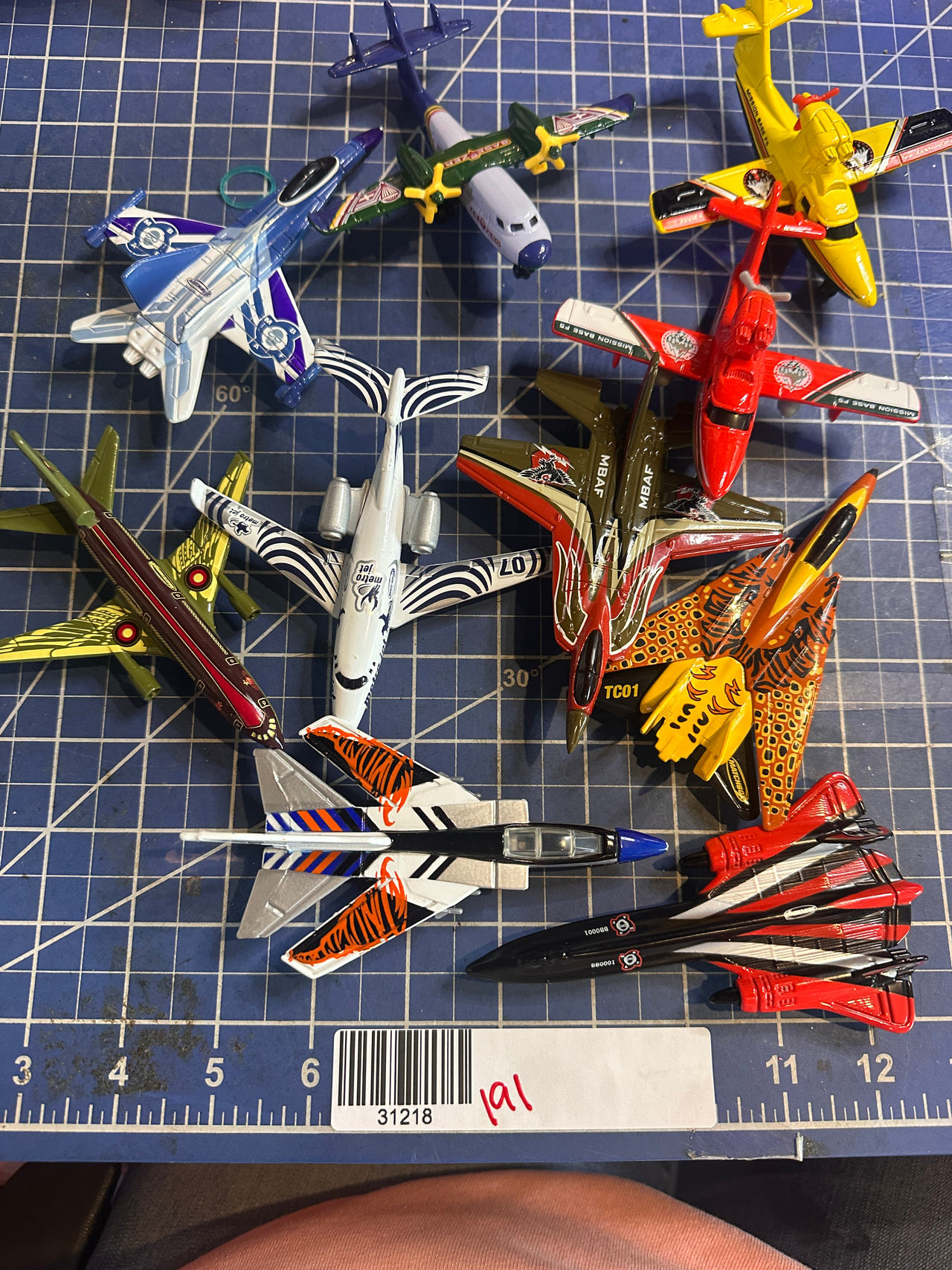 Matchbox SKY BUSTERS PLANE  Die-Cast Lot  10 pcs