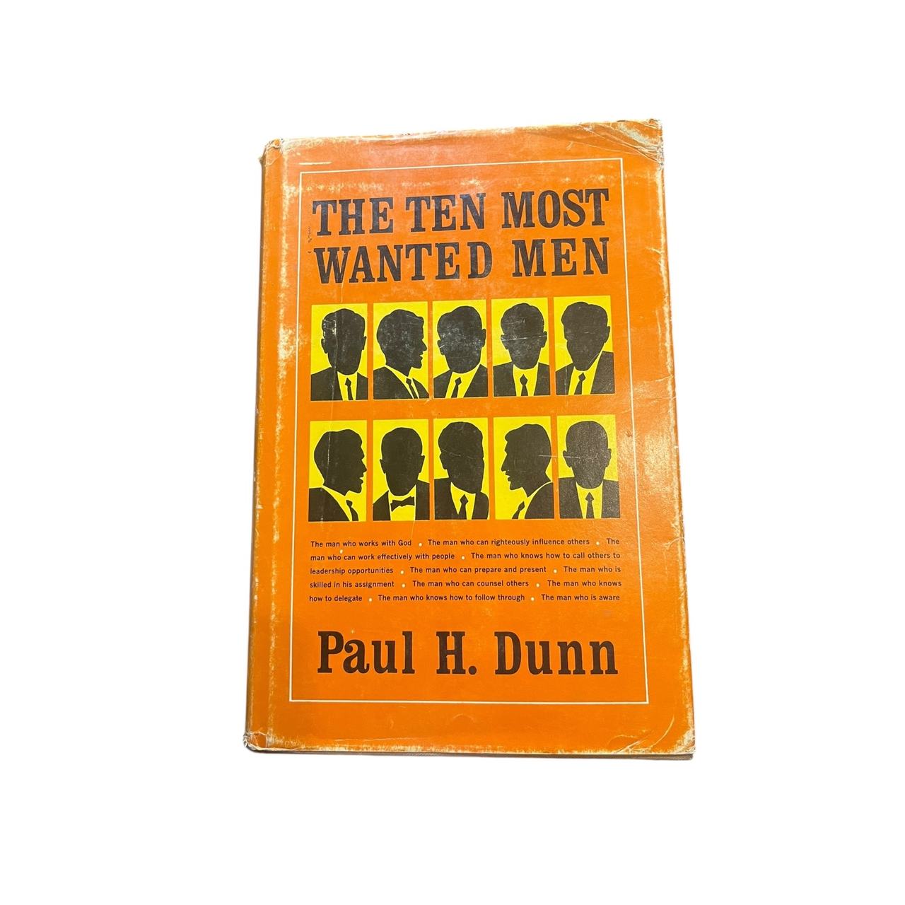 The Ten Most Wanted Men by Paul Dunn Hardcover Dust Jacket