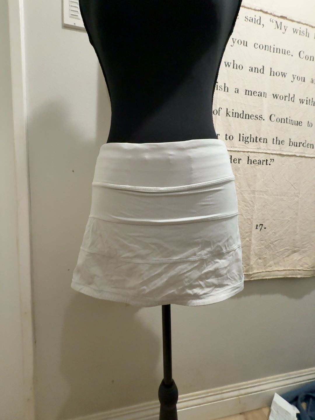 Lululemon Pace Rival Skirt White