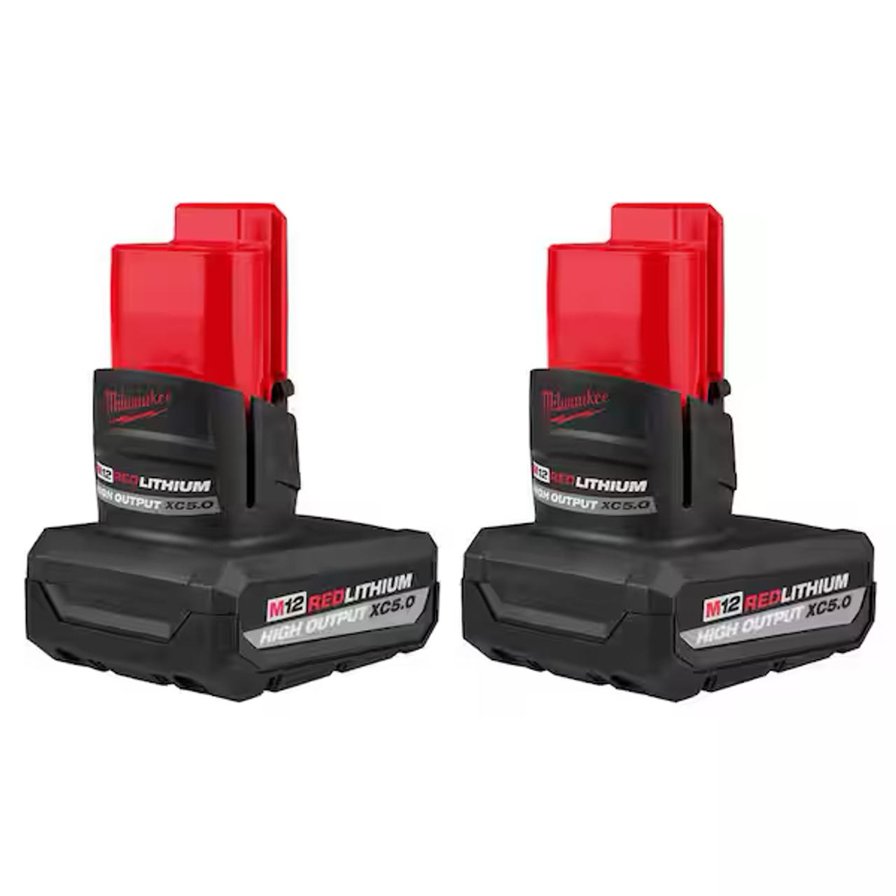 Milwaukee M12 REDLITHIUM HIGH OUTPUT XC5.0 Battery 2-Pack