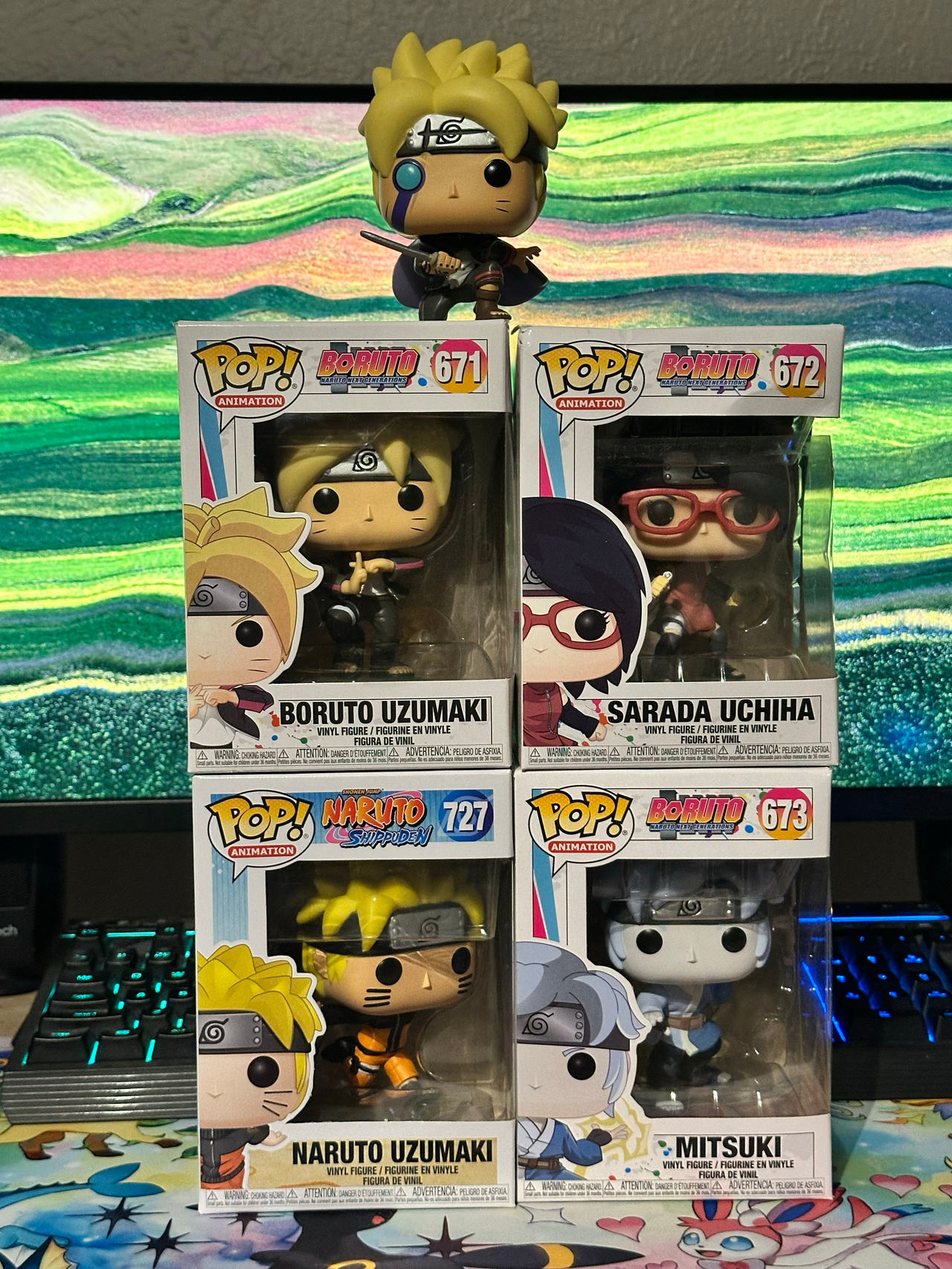 Funko Pop! Animation Vinyl Figures - Naruto/Boruto Set