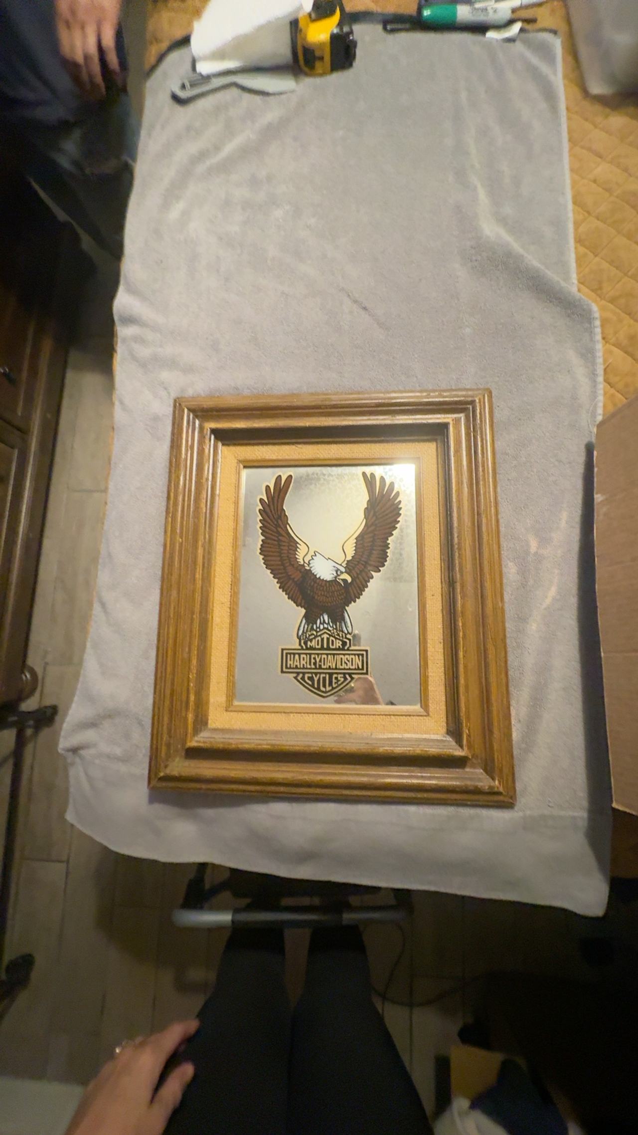 Harley-Davidson Eagle Mirror Wall Decor