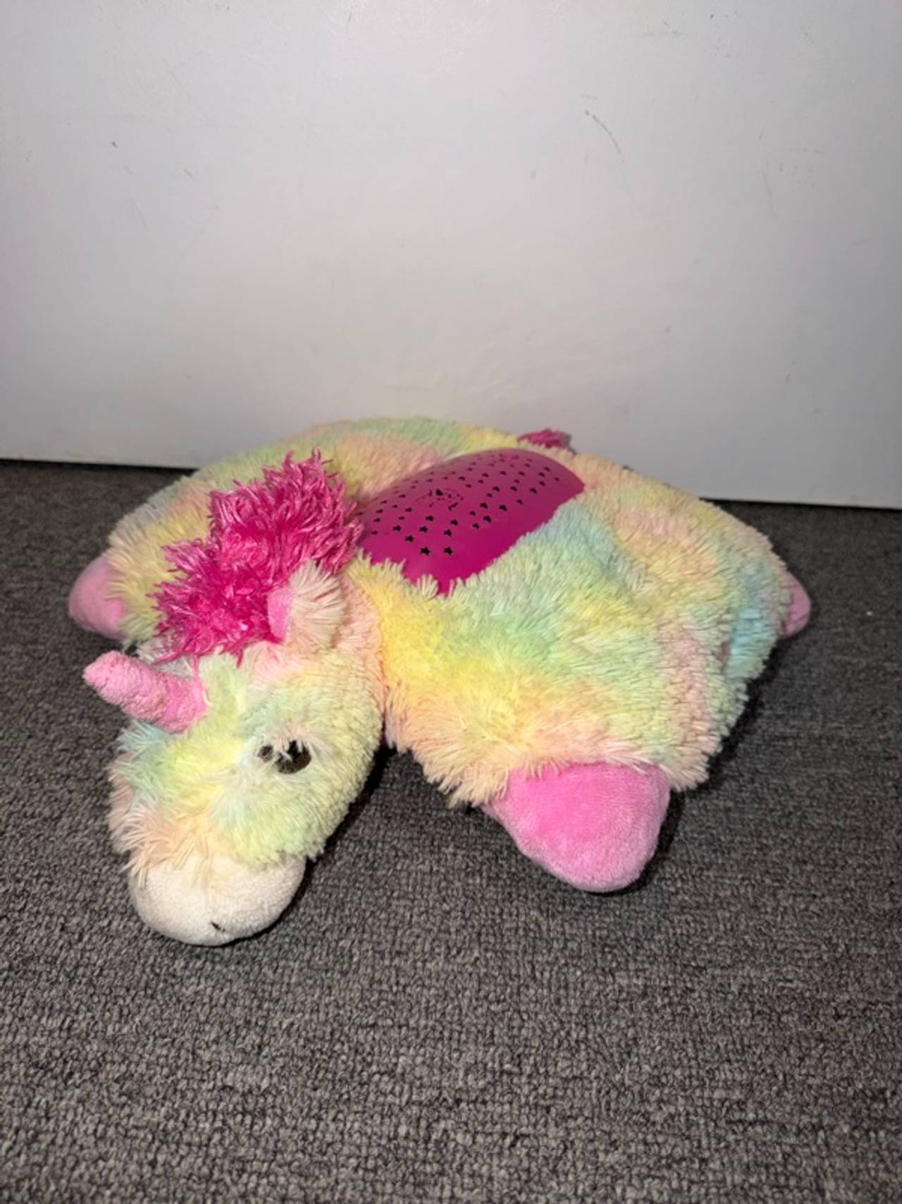 Pillow Pets Dream Lites Rainbow Unicorn Plush Night Light