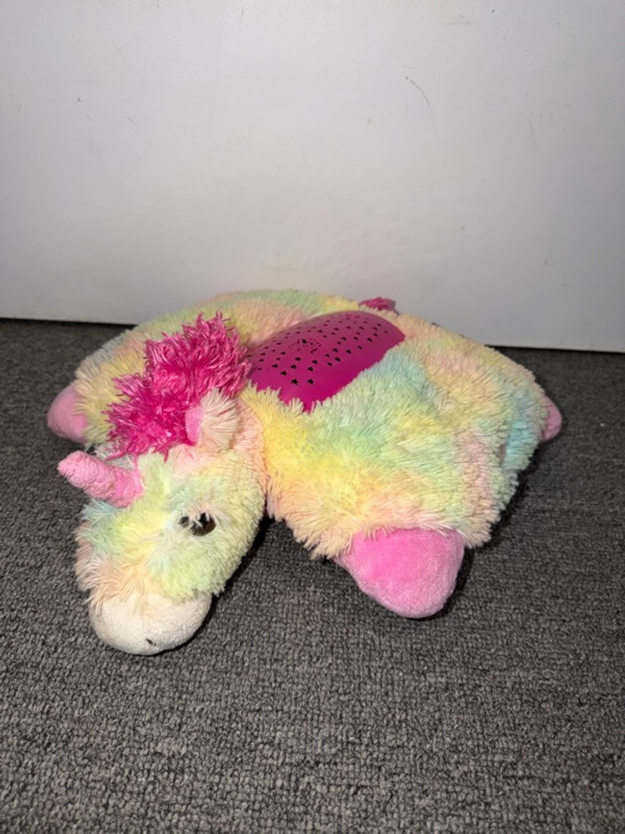Pillow Pets Dream Lites Rainbow Unicorn Plush Night Light