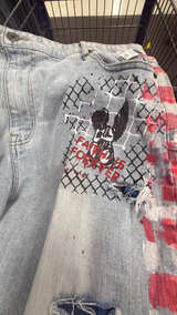 Kloud9 Denim Jeans with Graffiti Sides - Image 4
