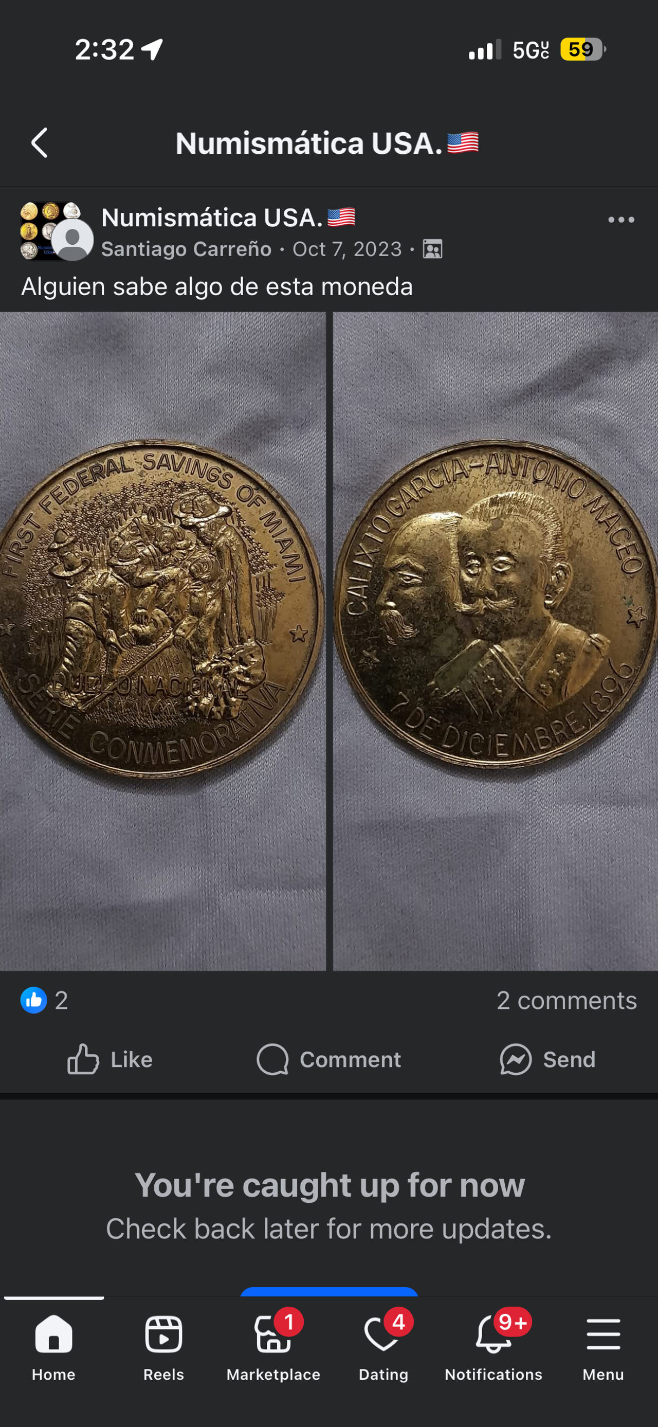 Cali Drug Savings Commemorative Medal
