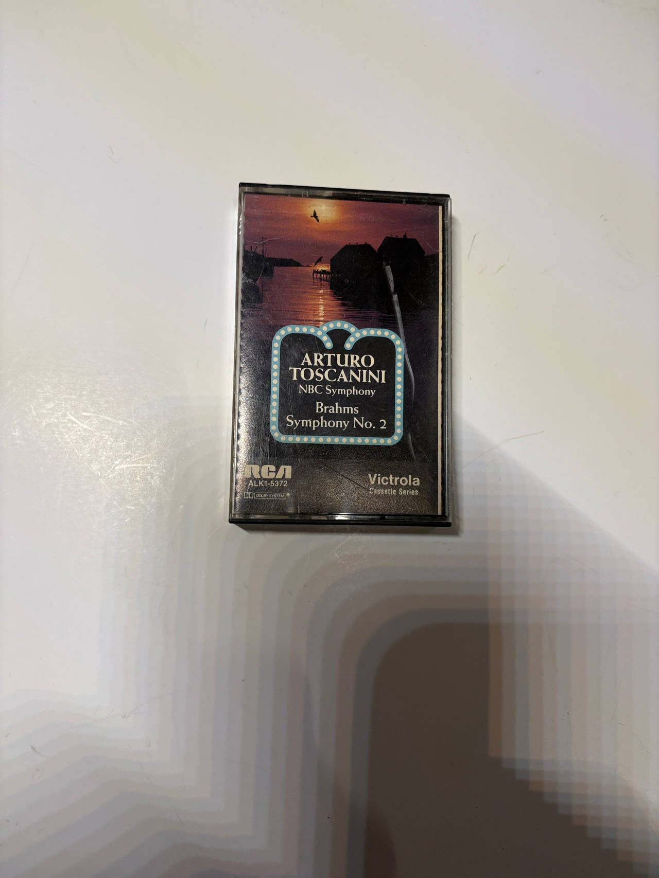 Arturo Toscanini NBC Symphony Brahms Symphony No. 2 Cassette Tape