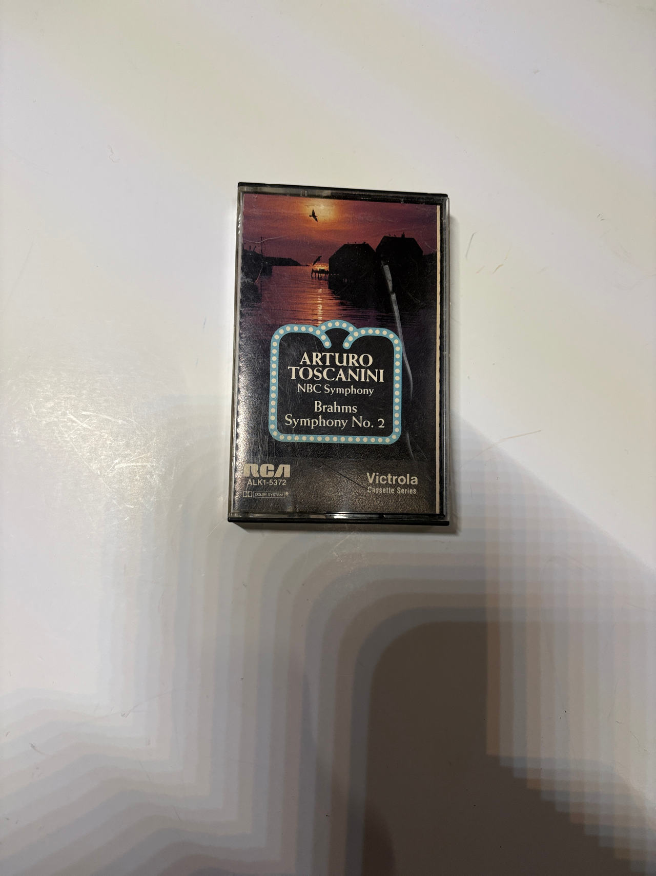 Arturo Toscanini NBC Symphony Brahms Symphony No. 2 Cassette Tape