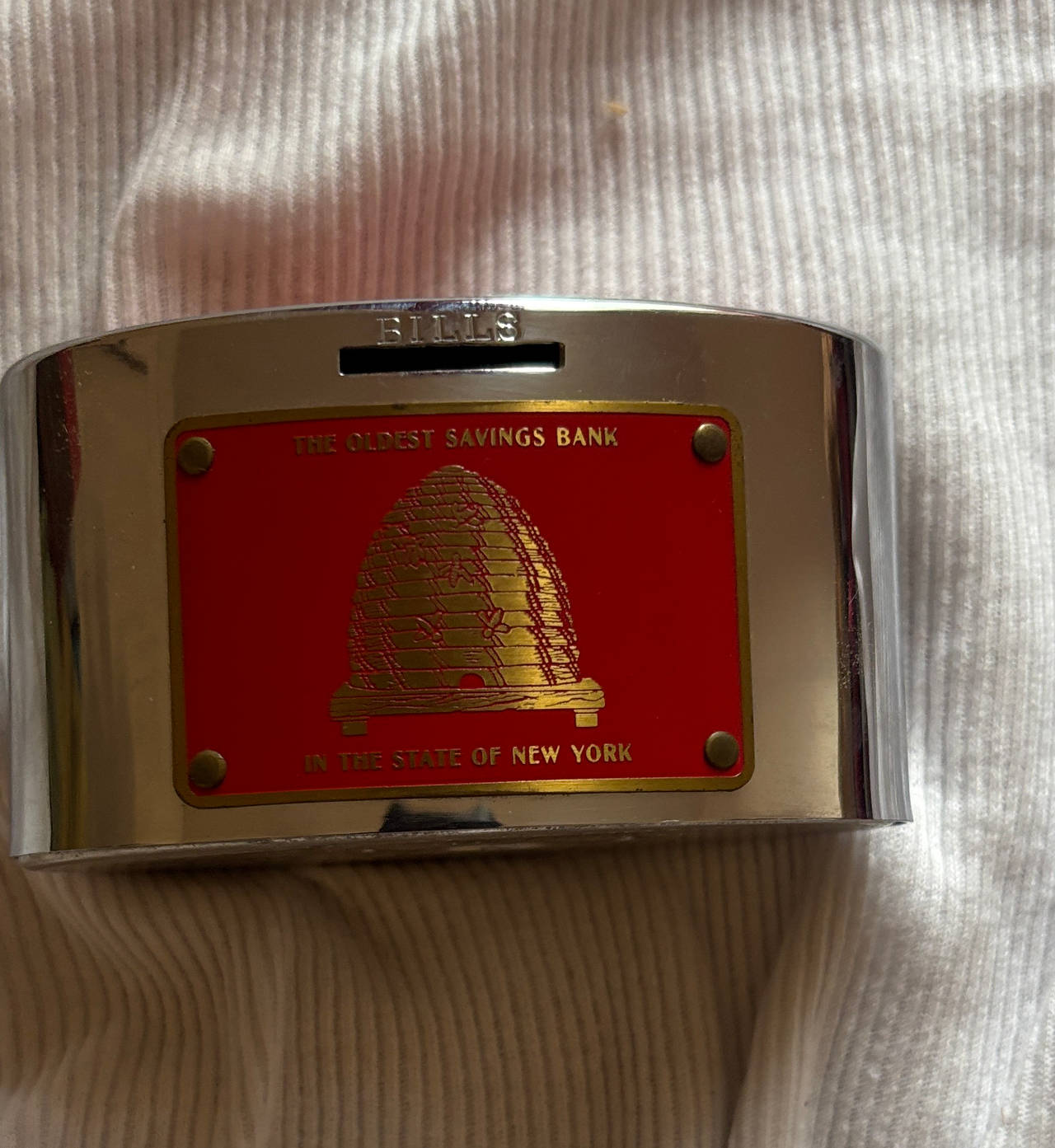The Albany Savings Bank Vintage Beehive Still Bank