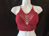 Handmade Crochet Halter Top - Image 1