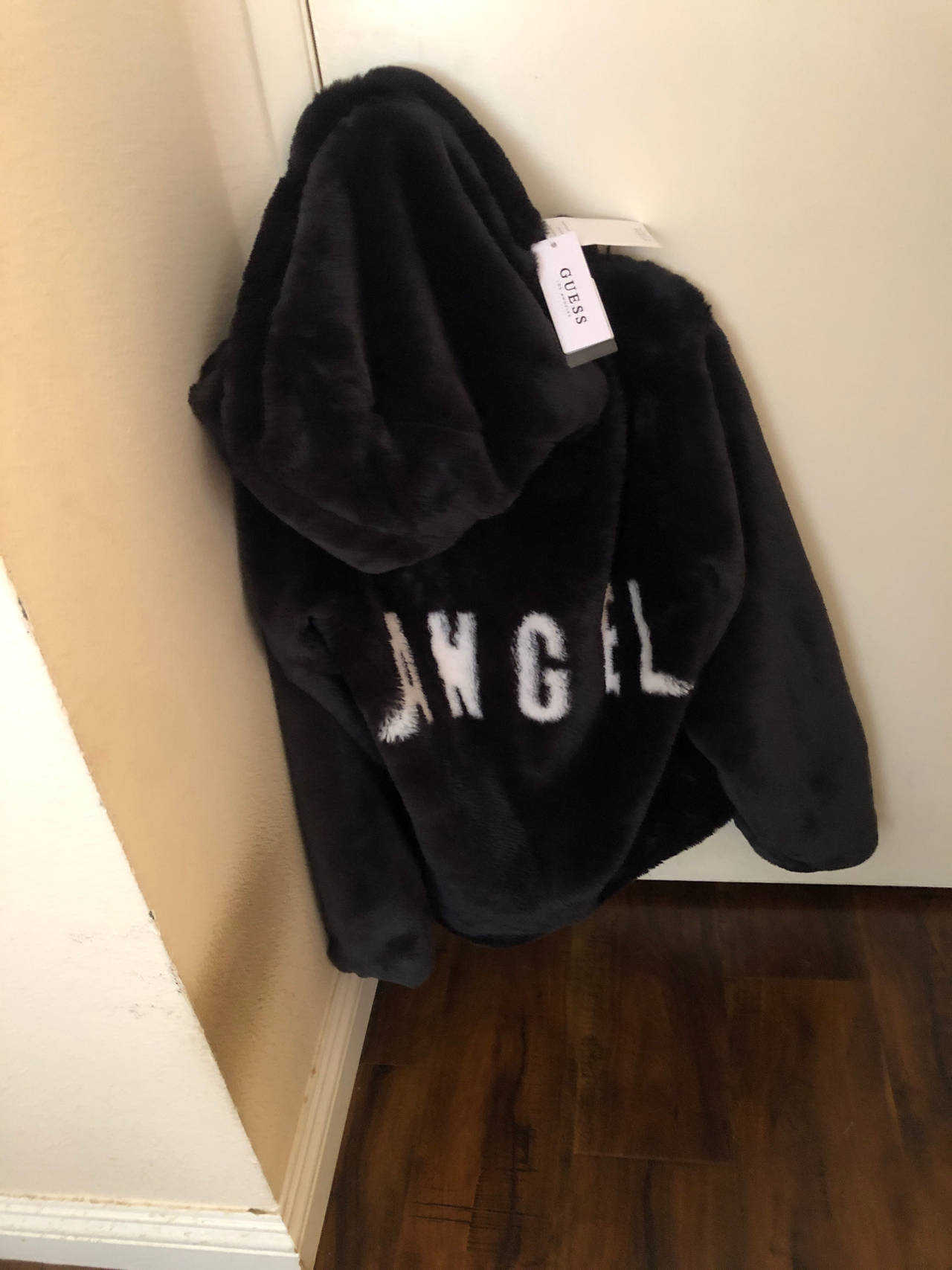 Guess Angel Faux Fur Hoodie