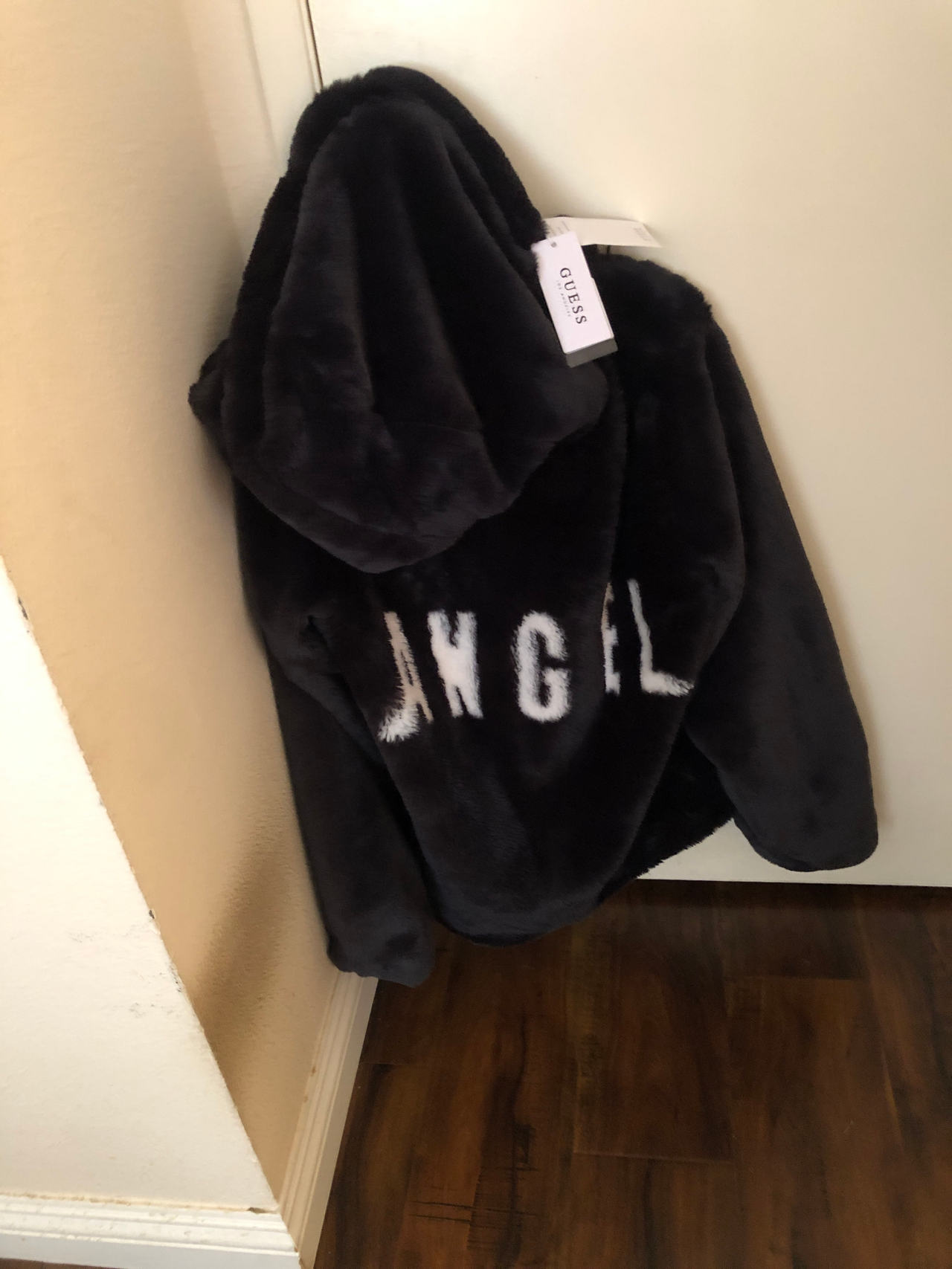 Guess Angel Faux Fur Hoodie
