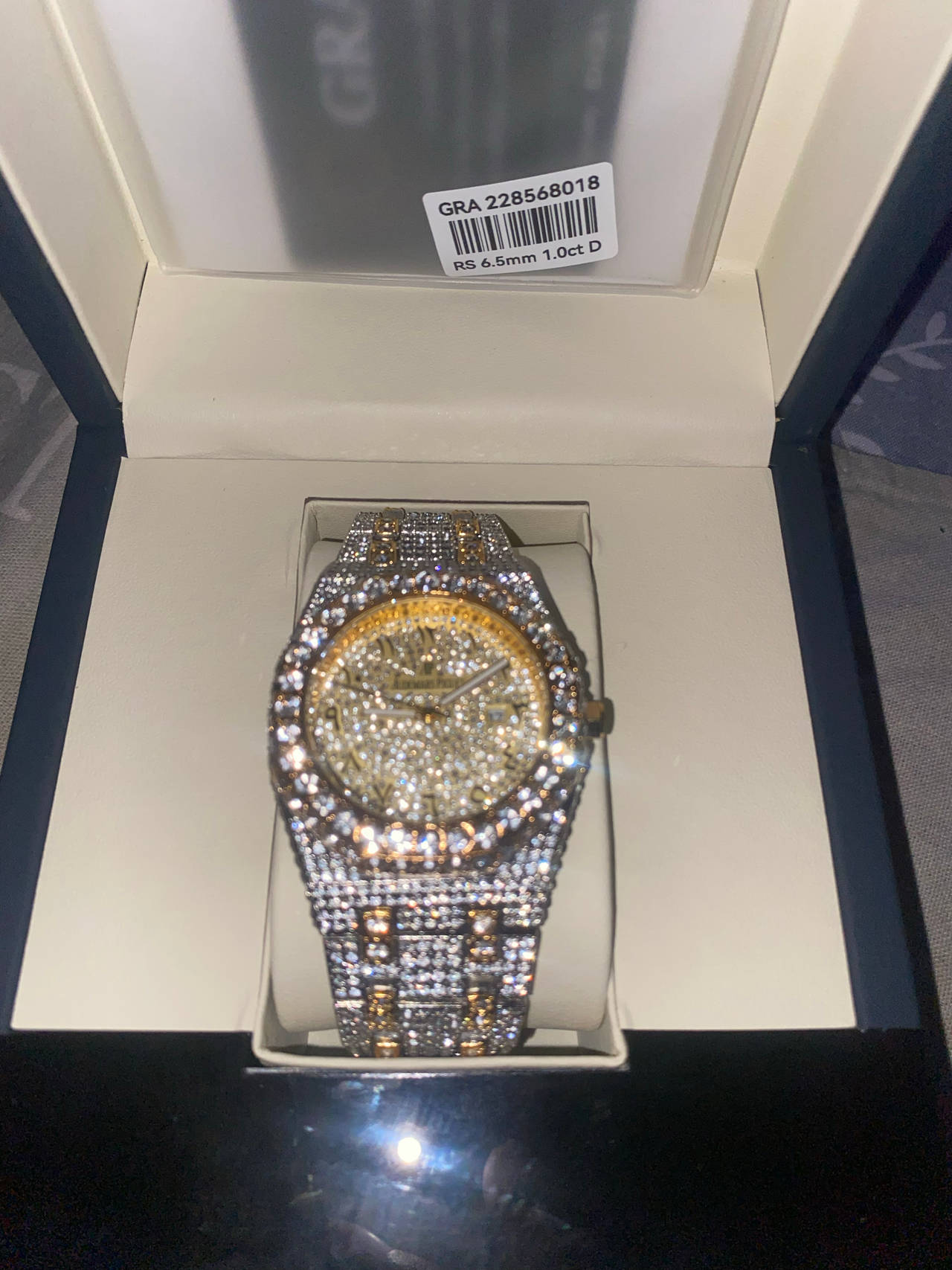 Mossanite watch
