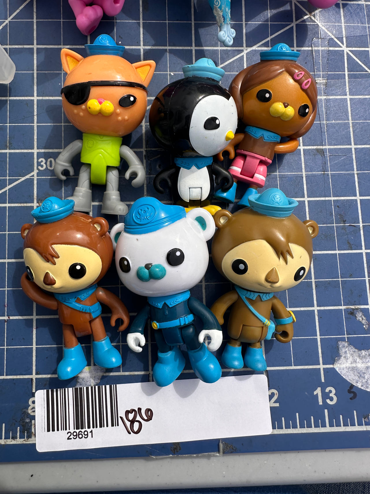 Fisher-Price Octonauts poseable Action Figure Lot 6 pcs  186