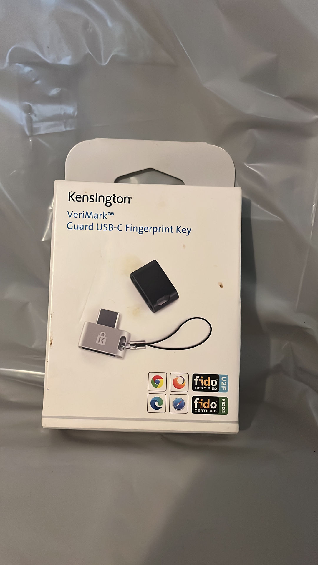 Kensington VeriMark Guard USB-C Fingerprint Key
