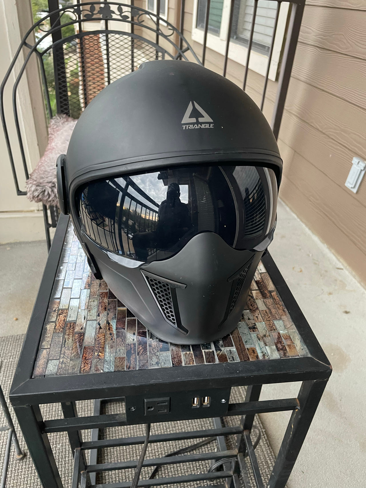 Triangle Full Face Motorcycle Helmet