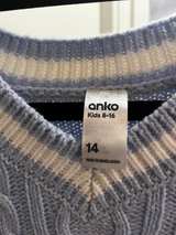 Anko Cable Knit V-Neck Jumper - Image 2