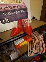 Calvin Klein Red Pointed Toe Mules - Image 2