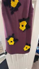 Dhruv Kapoor/Anthropologie 3D Floral Applique Shift Dress - XS - Minor Flaw (pic - Image 4