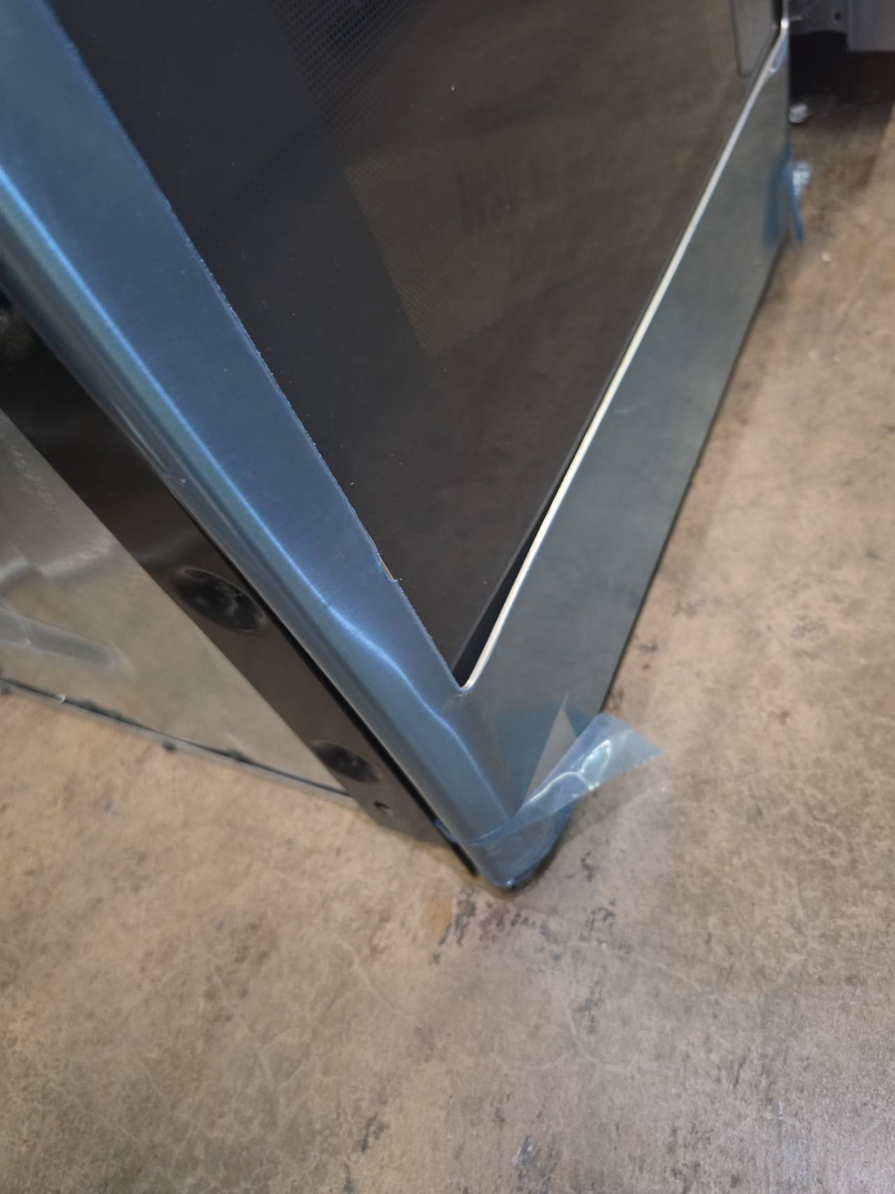 GE 30" Built-In Microwave/Wall Oven Combo PK7800SKSS dented