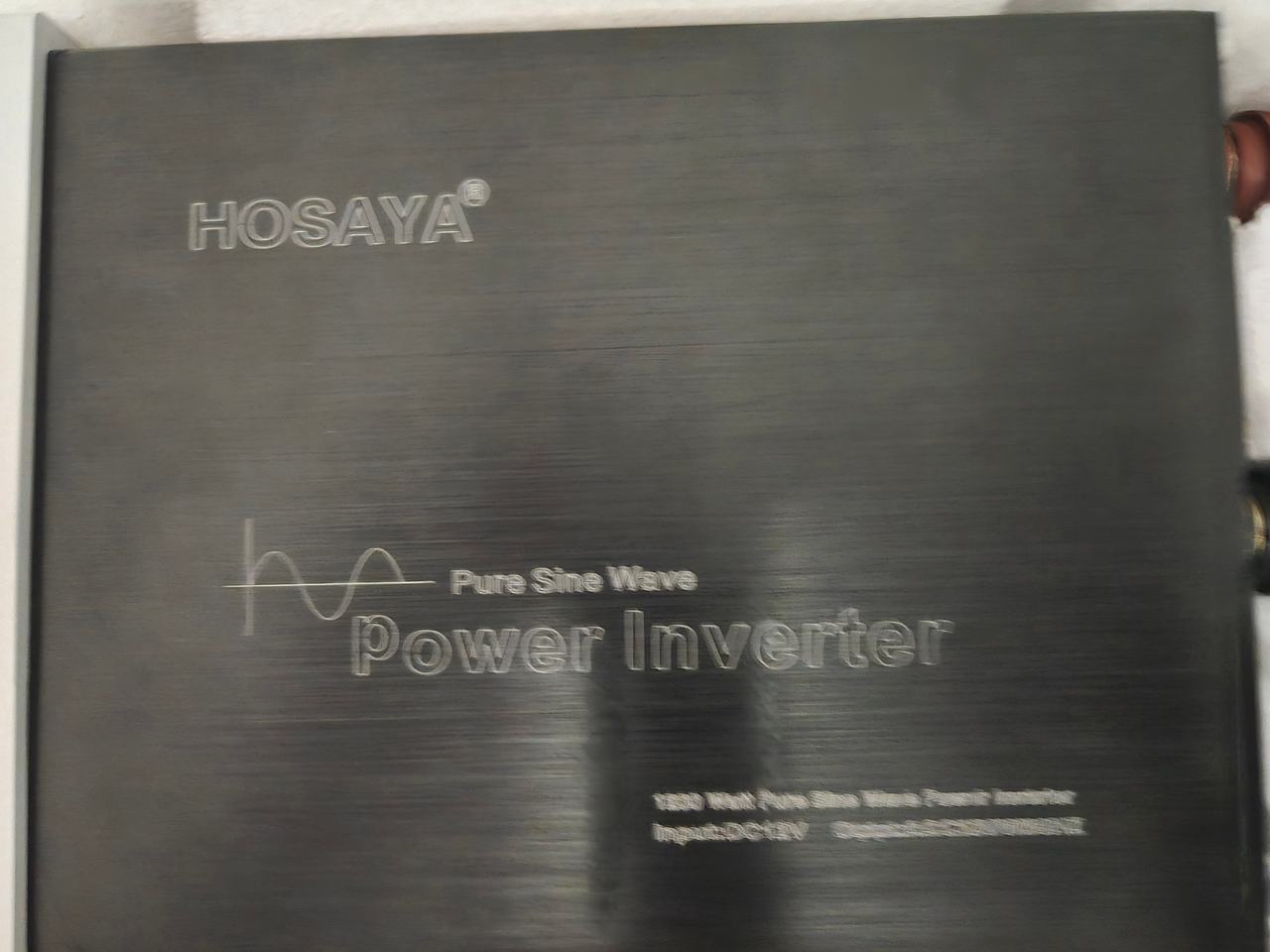 HOSAYA 1200W Pure Sine Wave Power Inverter DC 12V to 120V AC