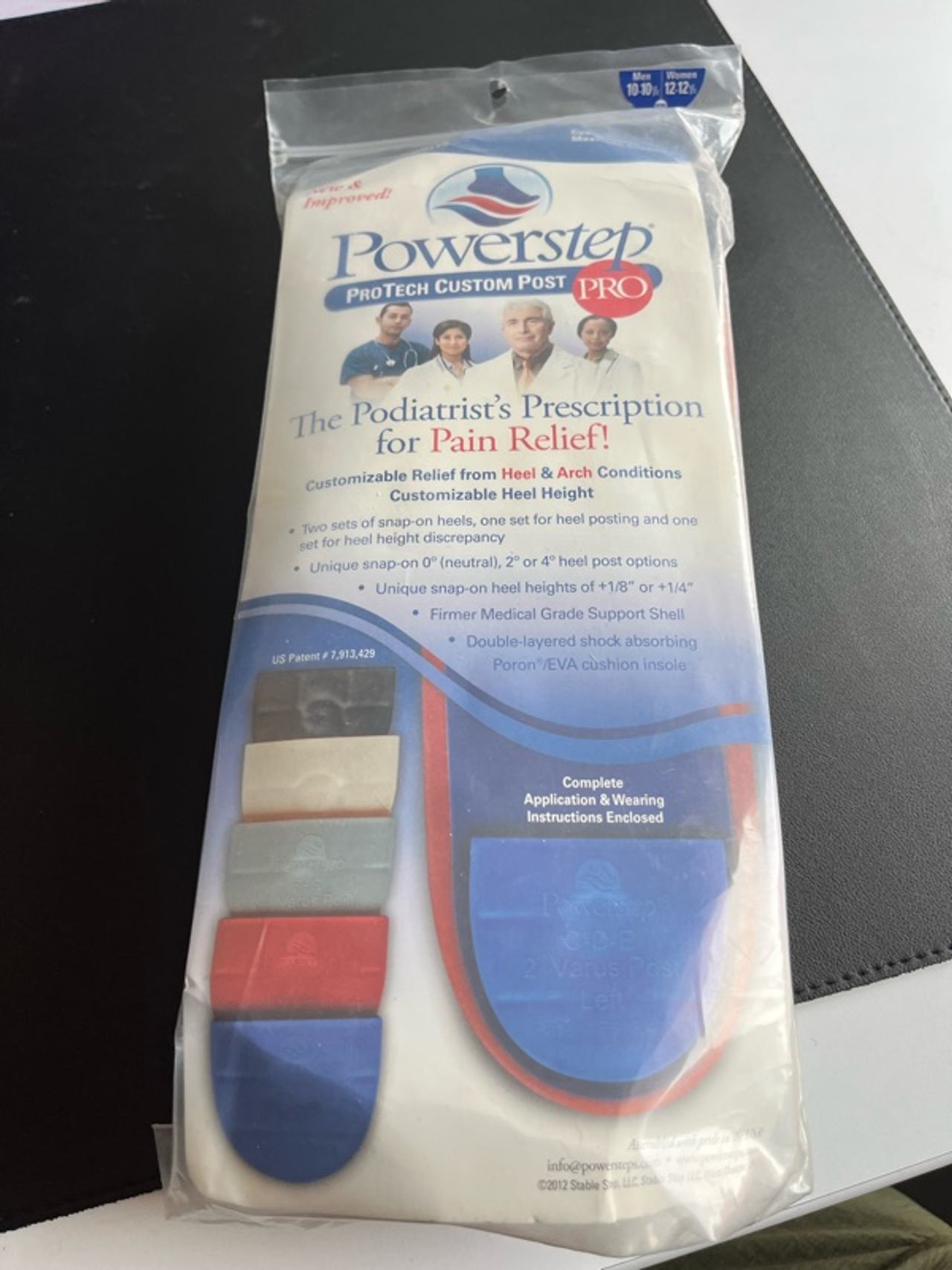 Powerstep ProTech Met Full Length Orthotic Insoles