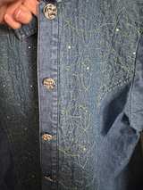 Vintage St Germain  Embroidered Denim Jacket - Image 6