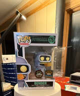 Funko Pop! Animation: Futurama - Bender (Glow Chase) Specialty Series Exclusive #1757 - Image 1