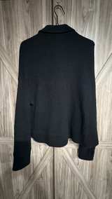 XL Black Sweaty Betty Women's Full-Zip Knit Cardigan Sweater - Image 5