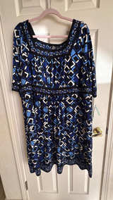 Geometric Print Midi Dress - Image 2