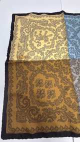 Vintage Italian Heraldic Lion Silk Scarf - Image 2