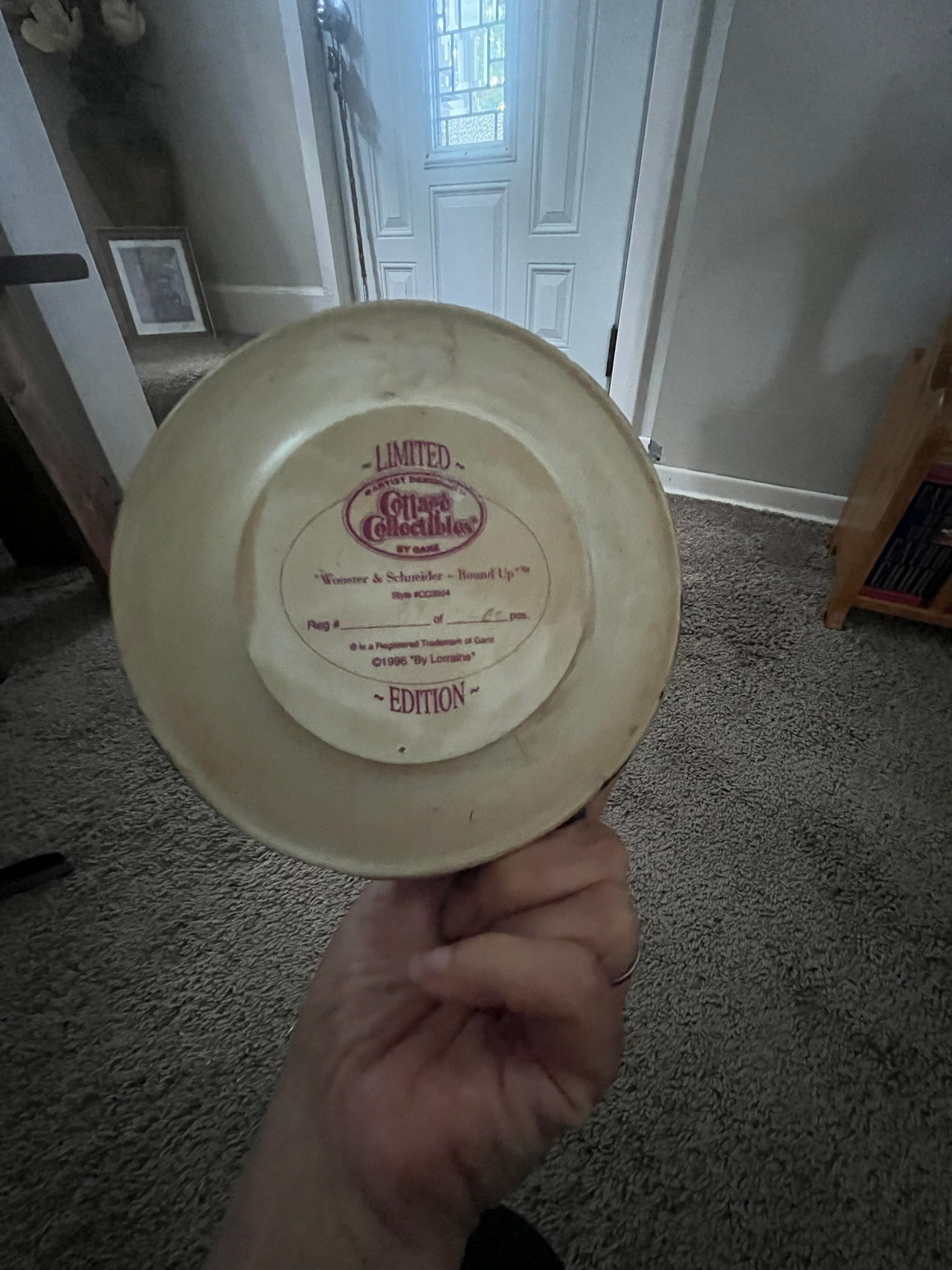 Ollie's Collectibles Plate