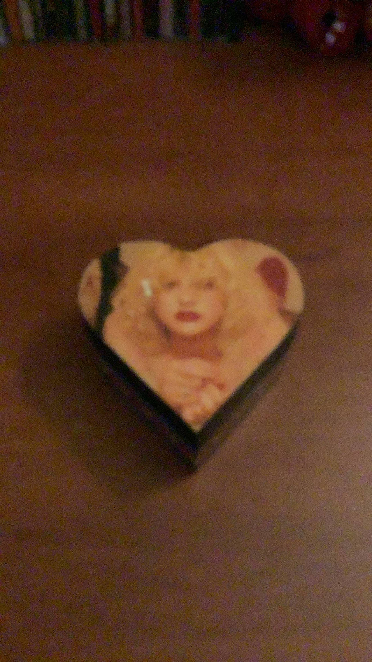 Heart-Shaped Decorative Tin