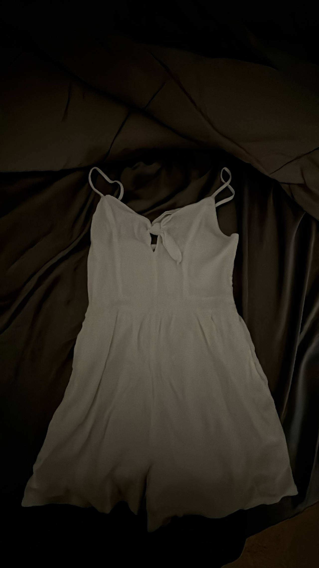 White Sleeveless Romper