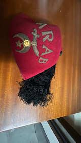 Arab Shriners Fez Hat military logos - Image 5