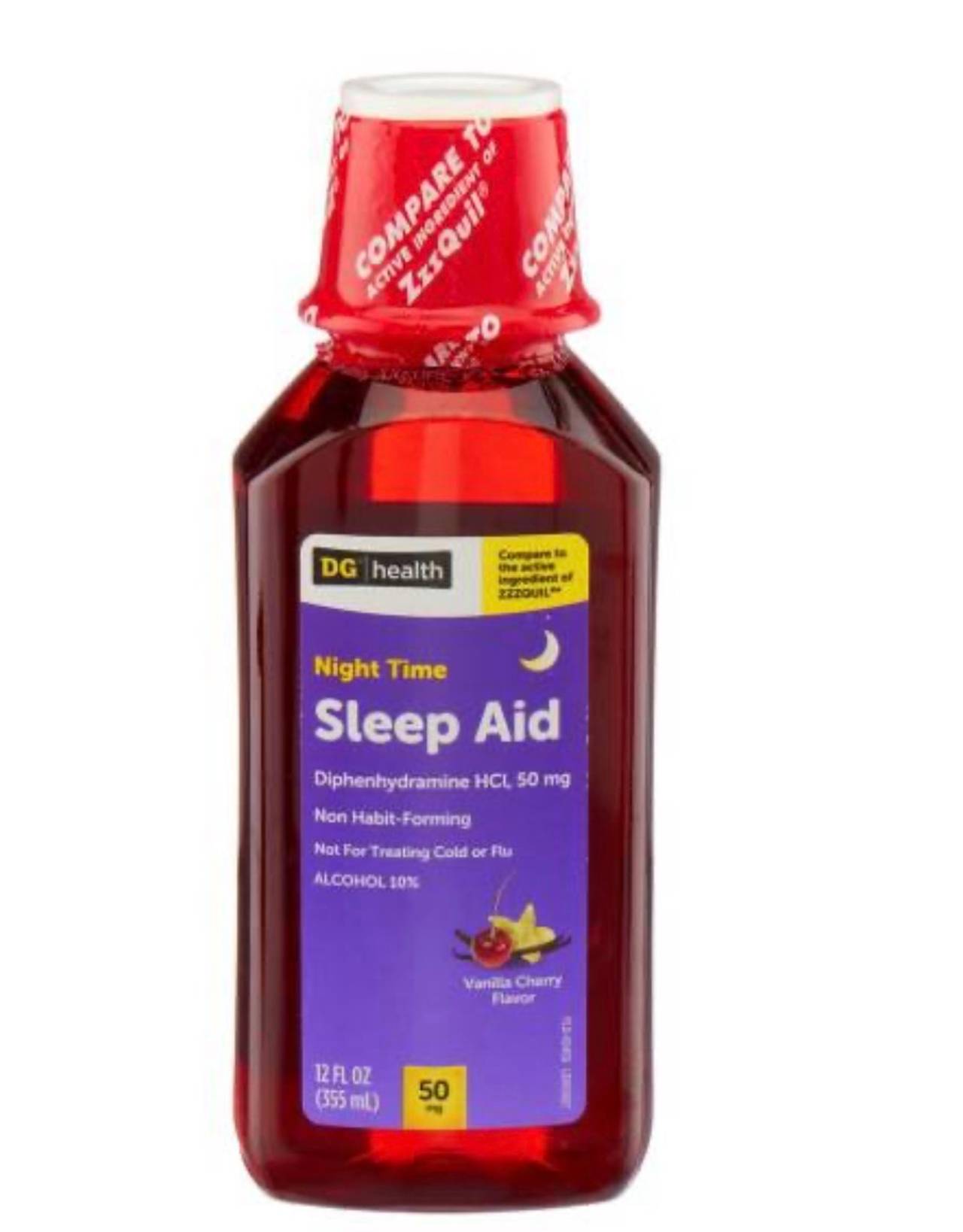 New DG Health Night Time Sleep Aid Liquid