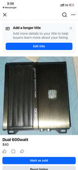 Dual DA6002D 600W 2-Channel Class D Amplifier - Image 1